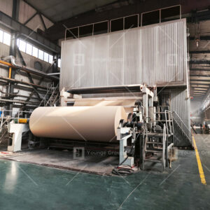 Waste Paper Recycling Machine of Paper Mill for Making Fluting paper Testliner Corrugated Paper Production line