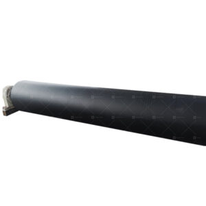 Cast Iron Breast Roll Customized Paper Machinery Rubber Coated