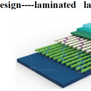 Laminated layer(1+1)BOM felt for paper making machine