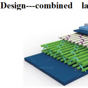 BOM(1+2)combined press felt for paper making machine
