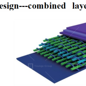 BOM(1+1+1)combined press felt for paper making machine