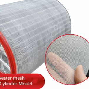 Dia1500mm Nylon Cylinder Mould Top Wire Mesh 30/60/80/100 For Toilet Paper Manufacturing Machine