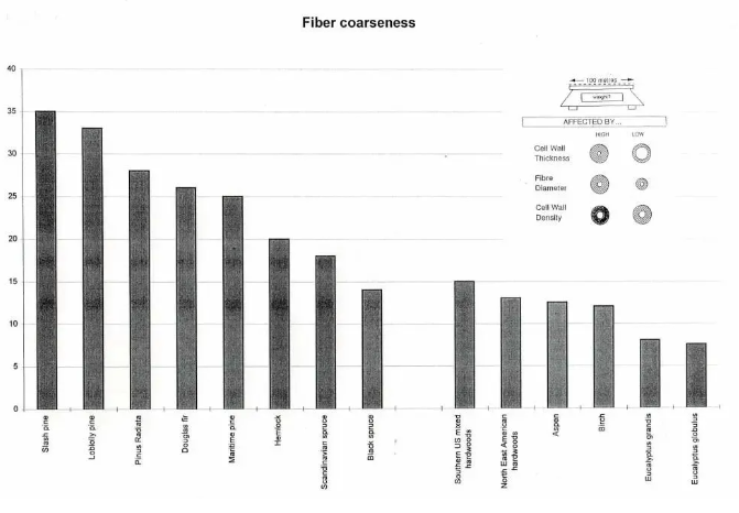 Fiber coarseness