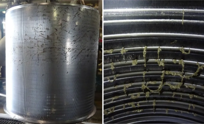 inflow screen basket