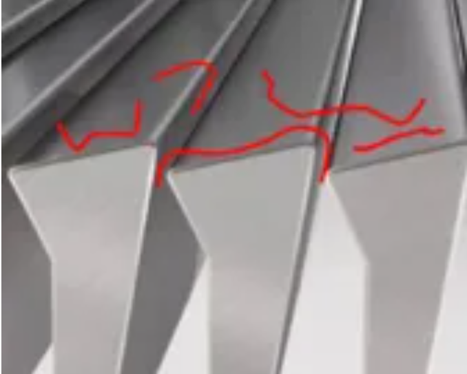 the red color is the simulated fiber length