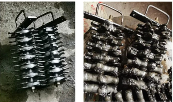 Impurities and sludge on the magnetic absorber